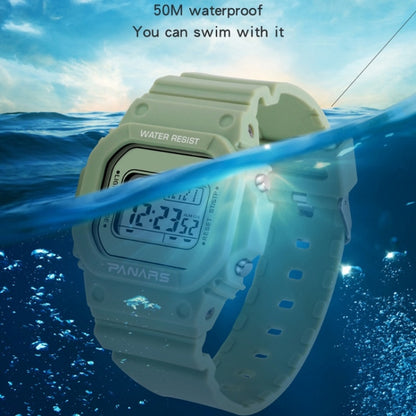 SYNOKE 9620 Couple Sports Plastic Strap Electronic Watch, Broth Green, Teenage Pink, Cool Black, Angel White, Transparent White, Transparent Black, Transparent Pink, Transparent Coffee