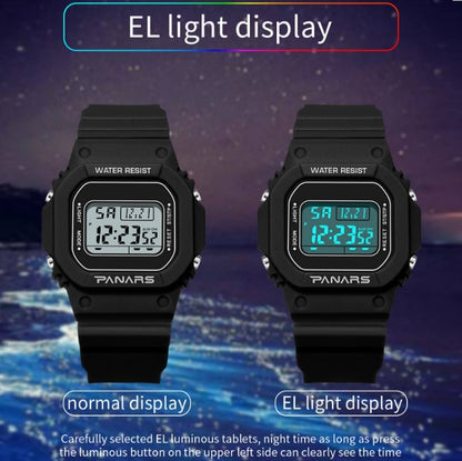 SYNOKE 9620 Couple Sports Plastic Strap Electronic Watch, Broth Green, Teenage Pink, Cool Black, Angel White, Transparent White, Transparent Black, Transparent Pink, Transparent Coffee