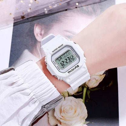 SYNOKE 9620 Couple Sports Plastic Strap Electronic Watch, Broth Green, Teenage Pink, Cool Black, Angel White, Transparent White, Transparent Black, Transparent Pink, Transparent Coffee