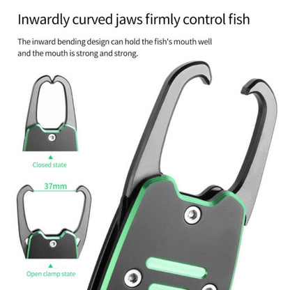 Multifunctional Fish Control Device Aluminum Alloy Lengthened Road Sub Pliers, With Scale Fish Control Device (Grass Green), With Scale Fish Control Device (Blue)