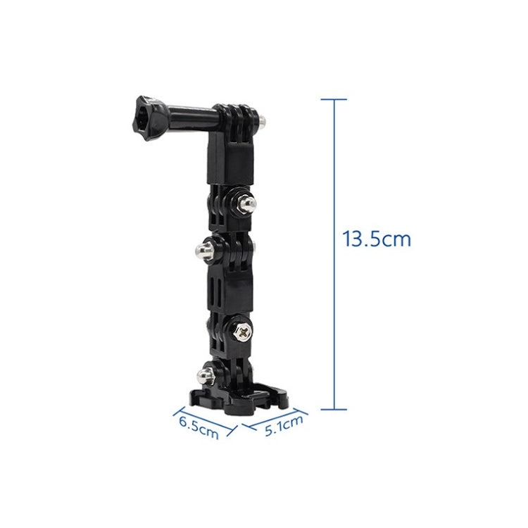 2 Set Cycling Helmet Adhesive Multi-Joint Arm Fixed Mount Set for DJI Osmo Action, GoPro HERO9 Black / HERO8 Black /7 /6 /5 /5 Session /4 Session /4 /3+ /3 /2 /1, Xiaoyi and Other Action Cameras, Style 3 Cycling Helmet Kit, Style 4 Cycling Helmet Kit...