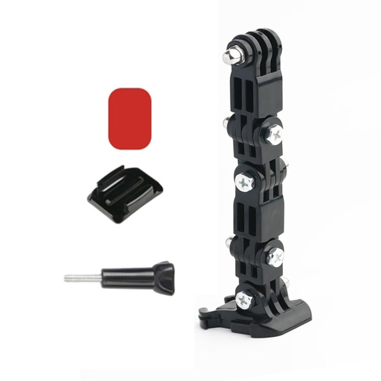 2 Set Cycling Helmet Adhesive Multi-Joint Arm Fixed Mount Set for DJI Osmo Action, GoPro HERO9 Black / HERO8 Black /7 /6 /5 /5 Session /4 Session /4 /3+ /3 /2 /1, Xiaoyi and Other Action Cameras, Style 3 Cycling Helmet Kit, Style 4 Cycling Helmet Kit...