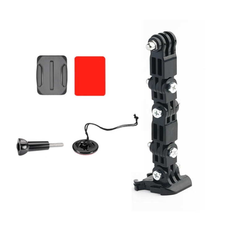 2 Set Cycling Helmet Adhesive Multi-Joint Arm Fixed Mount Set for DJI Osmo Action, GoPro HERO9 Black / HERO8 Black /7 /6 /5 /5 Session /4 Session /4 /3+ /3 /2 /1, Xiaoyi and Other Action Cameras, Style 3 Cycling Helmet Kit, Style 4 Cycling Helmet Kit...