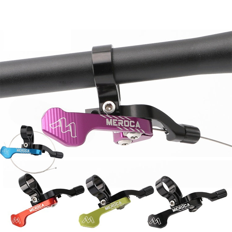 MEROCA Bicycle Telescoping Pipeline Controller Lifting Sitting Pipeline Control Switch, Black, Black Red, Black Green, Black Purple, Black Blue