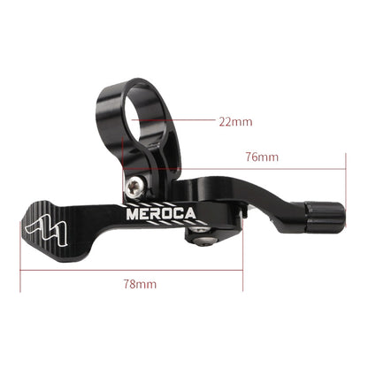 MEROCA Bicycle Telescoping Pipeline Controller Lifting Sitting Pipeline Control Switch, Black, Black Red, Black Green, Black Purple, Black Blue