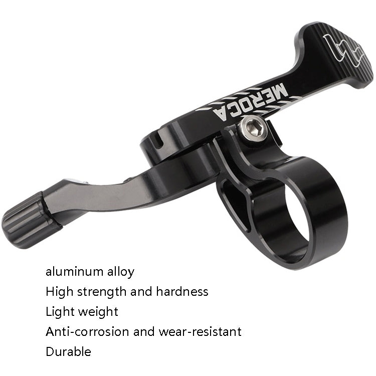 MEROCA Bicycle Telescoping Pipeline Controller Lifting Sitting Pipeline Control Switch, Black, Black Red, Black Green, Black Purple, Black Blue