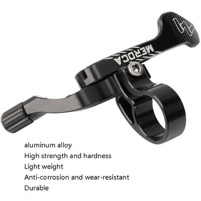MEROCA Bicycle Telescoping Pipeline Controller Lifting Sitting Pipeline Control Switch, Black, Black Red, Black Green, Black Purple, Black Blue