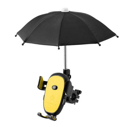 CYCLINGBOX BG-2935 Bicycle Mobile Phone Bracket With Umbrella Waterproof Navigation Electric Car Mobile Phone Frame, Style:, Handlebar Installation (Black), Handlebar Installation (Red), Handlebar Installation (Blue), Handlebar Installation (Yellow)