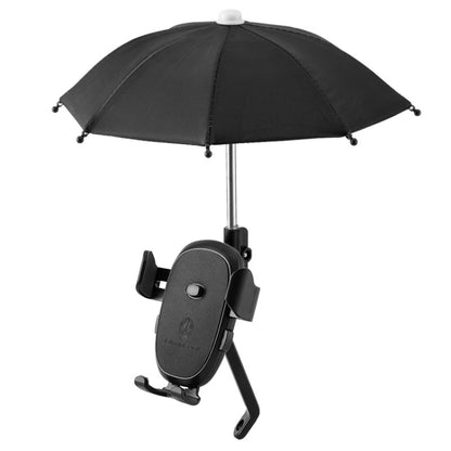 CYCLINGBOX BG-2935 Bicycle Mobile Phone Bracket With Umbrella Waterproof Navigation Electric Car Mobile Phone Frame, Style:, Handlebar Installation (Black), Handlebar Installation (Red), Handlebar Installation (Blue), Handlebar Installation (Yellow)