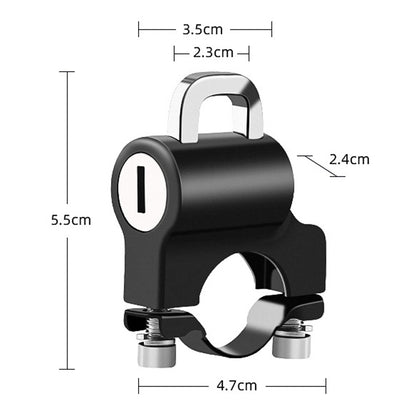 Electric Car Helmet Lock Anti-Theft Fixed Multi-Function Lock Bicycle Handle Fixed Helmet Anti-Theft Lock Helmet Lock, Helmet Lock, Helmet Lock + Reminder Rope