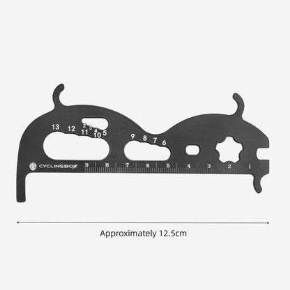 CYCLINGBOX Mountain Bicycle Chain Wear Measuring Ruler Measuring Chain Ruler Inspection Tool, CYCLINGBOX Measuring Ruler
