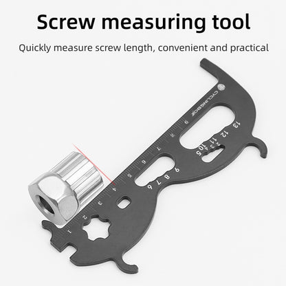 CYCLINGBOX Mountain Bicycle Chain Wear Measuring Ruler Measuring Chain Ruler Inspection Tool, CYCLINGBOX Measuring Ruler