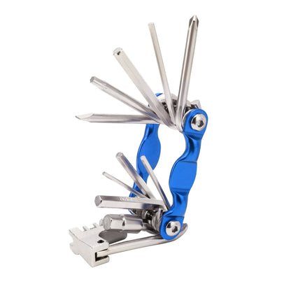 BG-9835D Bicycle Multi-Function Maintenance Curved 11 In 1 Tool Mountain Highway Bike With Interception Machine Combination Tool, BG-9835D(black), BG-9835D(Red), BG-9835D(blue), BG-9835D(silver), BG-9835D(gold)