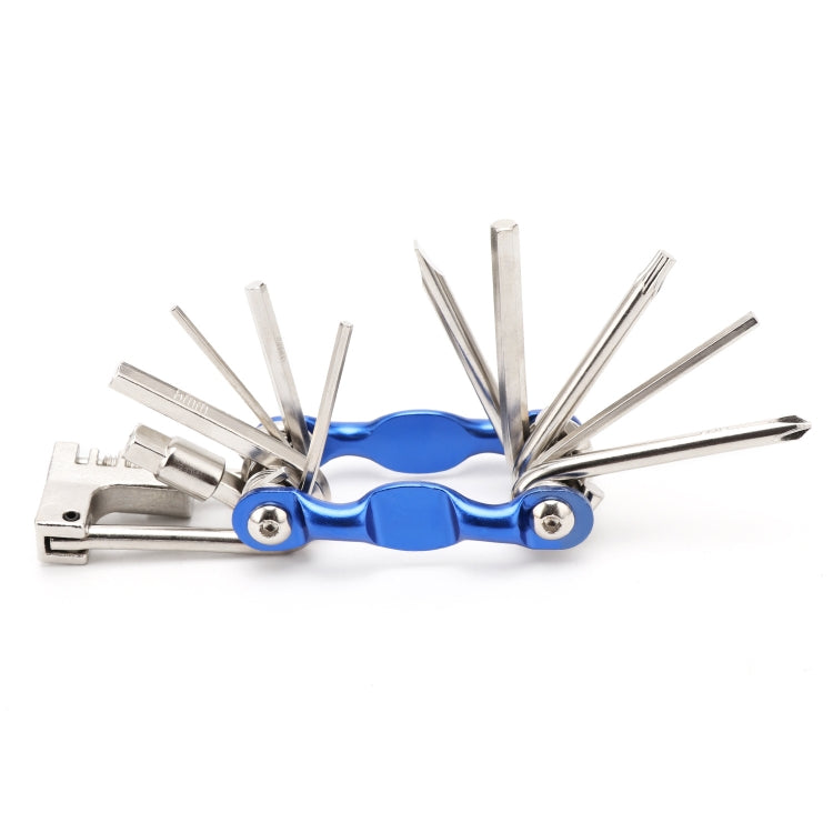 BG-9835D Bicycle Multi-Function Maintenance Curved 11 In 1 Tool Mountain Highway Bike With Interception Machine Combination Tool, BG-9835D(black), BG-9835D(Red), BG-9835D(blue), BG-9835D(silver), BG-9835D(gold)