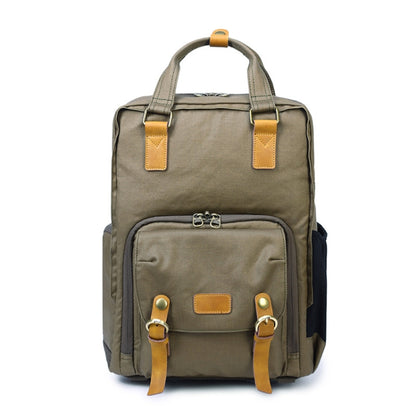 272 Wearable Shoulder Camera Bag Waterproof SLR Digital Camera Bag, Khaki, Green