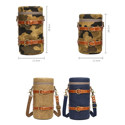 K-807 SLR Camera Storage Bag Waterproof Canvas Photography Liner Bag, S (Blue)