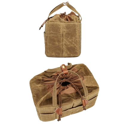 K707 Portable SLR Lens Liner Bag Camera Storage Bag, Khaki, Navy Blue