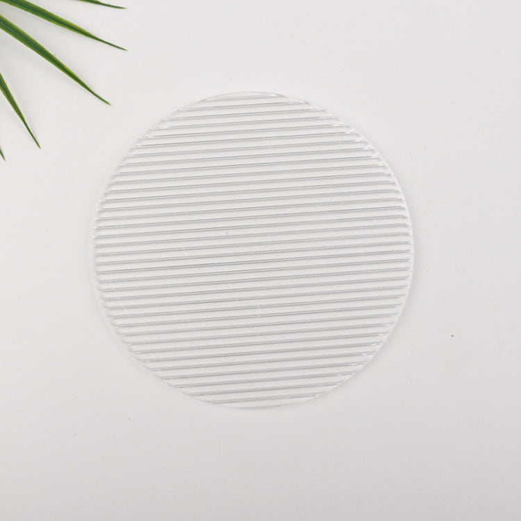 Round Diameter 15cm Acrylic Texture Background Board Photo Props Decorative Geometric Ornaments, Thick Stripes, Pinstripe, Ice Pattern, Water Ripple