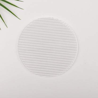 Round Diameter 15cm Acrylic Texture Background Board Photo Props Decorative Geometric Ornaments, Thick Stripes, Pinstripe, Ice Pattern, Water Ripple