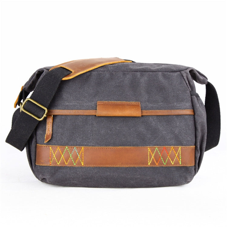 3037 SLR Camera Bag Shoulder Waterproof Messenger Camera Bag, Khaki, Green, Gray
