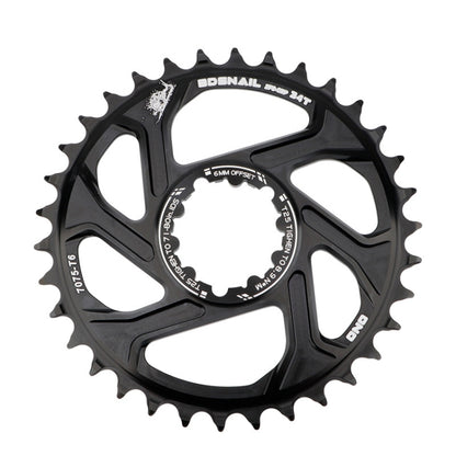 BDSNAIL Mountain Bike Single Disk GXP Direct-Shaped Integrated Disk Positive And Negative Tooth Disc, 30T (Black), 32T (Black), 34T (Black), 36T (Black), 38T (Black)