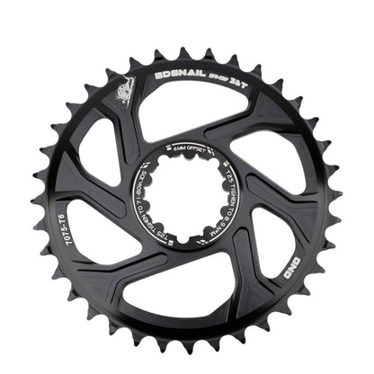 BDSNAIL Mountain Bike Single Disk GXP Direct-Shaped Integrated Disk Positive And Negative Tooth Disc, 30T (Black), 32T (Black), 34T (Black), 36T (Black), 38T (Black)