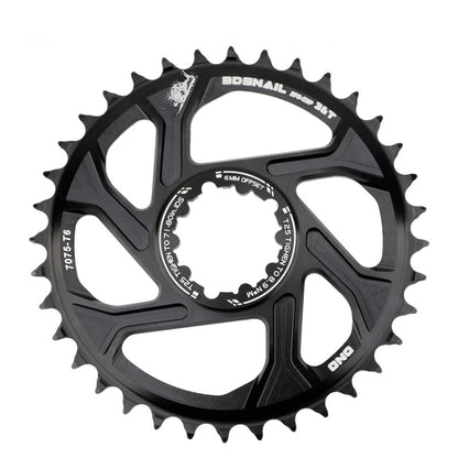BDSNAIL Mountain Bike Single Disk GXP Direct-Shaped Integrated Disk Positive And Negative Tooth Disc, 30T (Black), 32T (Black), 34T (Black), 36T (Black), 38T (Black)