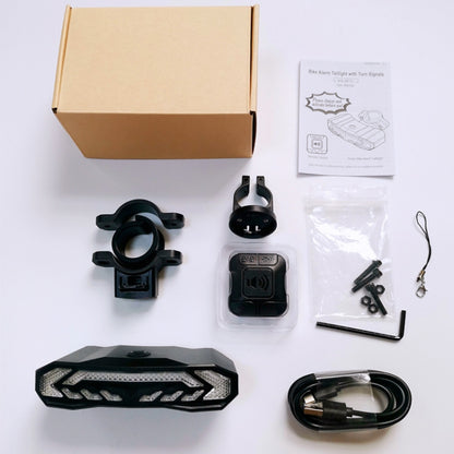 SF31 Bicycle Rail Light Brake Steering Sensor Anti-Theft Alarm Wireless Remote Control Warning Bell, SF31 Old Remote Control