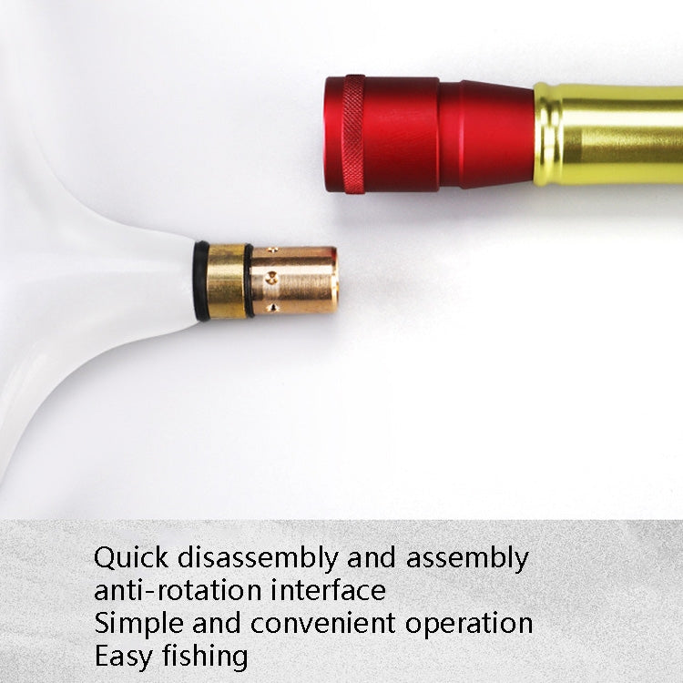 Dip Net Anti-Rotation Joint Connector Dip Net Rod Quick Joint, Black, Red, Brown, Blue