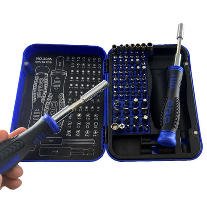 JIATEJIA Home Multifunctional Computer Mobile Phone Disassembly & Repair Precision Screwdriver Set, 65 In 1