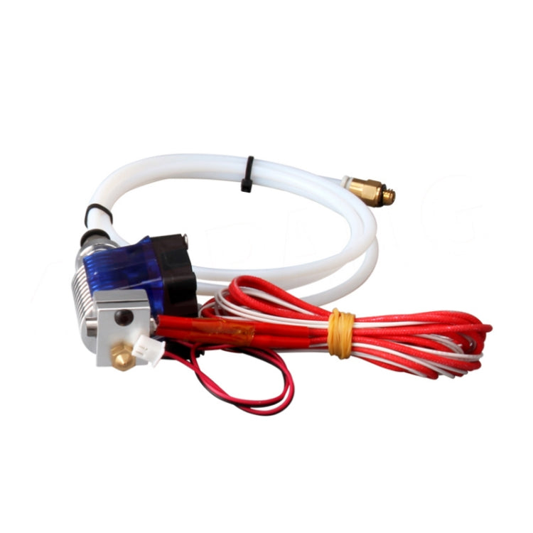 3D V6 Printer Extrusion Head Printer J-Head Hotend With Single Cooling Fan, Remotely 1.75 / 0.2mm, Remotely 1.75 / 0.3mm, Remotely 1.75 / 0.4mm, Remotely 1.75 / 0.5mm, Remotely 3 / 0.2mm, Remotely 3 / 0.3mm, Remotely 3 / 0.4mm, Remotely 3 / 0.5mm