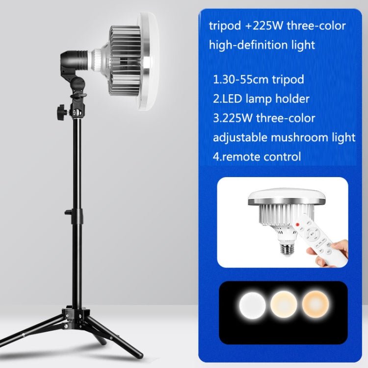 Mobile Phone Live Support Shooting Gourmet Beautification Fill Light Indoor Jewelry Photography Light, Style:, 500W Mushroom Lamp + Tripod, 700W Mushroom Lamp + Tripod, 355W Mushroom Lamp + Stand, 500W Mushroom Lamp + Stand, 700W Mushroom Lamp + Stand