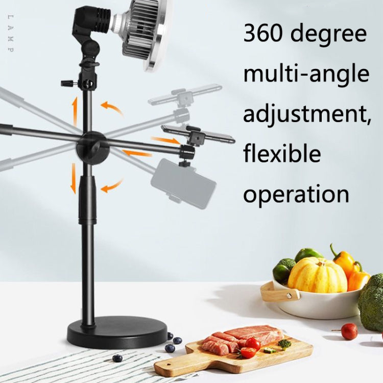 Mobile Phone Live Support Shooting Gourmet Beautification Fill Light Indoor Jewelry Photography Light, Style:, 500W Mushroom Lamp + Tripod, 700W Mushroom Lamp + Tripod, 355W Mushroom Lamp + Stand, 500W Mushroom Lamp + Stand, 700W Mushroom Lamp + Stand