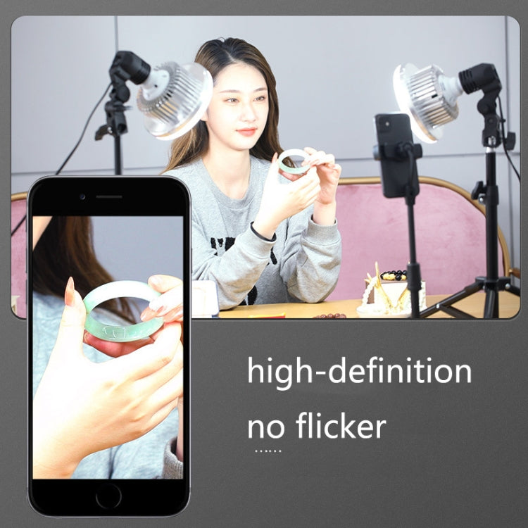 Mobile Phone Live Support Shooting Gourmet Beautification Fill Light Indoor Jewelry Photography Light, Style:, 500W Mushroom Lamp + Tripod, 700W Mushroom Lamp + Tripod, 355W Mushroom Lamp + Stand, 500W Mushroom Lamp + Stand, 700W Mushroom Lamp + Stand
