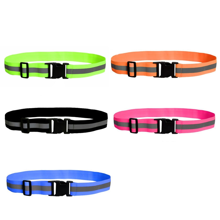 Outdoor Adjustable Night Running And Cycling Reflective Waistband, 4cm Width, 5cm Width