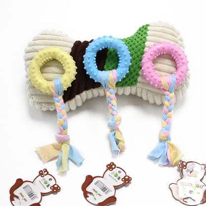 Pet Toys TPR Bite Resistance Dog Supplies Cotton Rope Cloth Toys, Big Circle, Circle, Star, Wallery, Triangular, Sub-shot Ball, Pentagar, Big Round Ring, Lantern, Middle Bones, Big Bones, Small Bones, Sleeve, Cartoon, Stabble Ring, Footprint, Maji Ball...