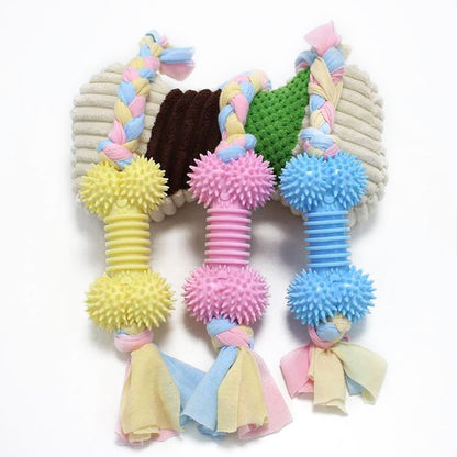 Pet Toys TPR Bite Resistance Dog Supplies Cotton Rope Cloth Toys, Big Circle, Circle, Star, Wallery, Triangular, Sub-shot Ball, Pentagar, Big Round Ring, Lantern, Middle Bones, Big Bones, Small Bones, Sleeve, Cartoon, Stabble Ring, Footprint, Maji Ball...