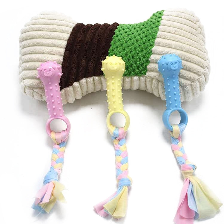 Pet Toys TPR Bite Resistance Dog Supplies Cotton Rope Cloth Toys, Big Circle, Circle, Star, Wallery, Triangular, Sub-shot Ball, Pentagar, Big Round Ring, Lantern, Middle Bones, Big Bones, Small Bones, Sleeve, Cartoon, Stabble Ring, Footprint, Maji Ball...