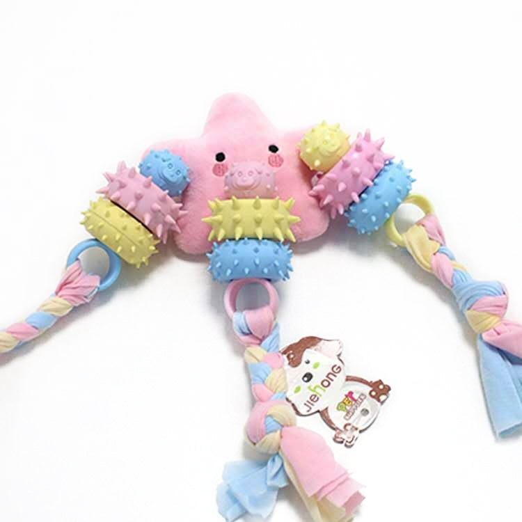 Pet Toys TPR Bite Resistance Dog Supplies Cotton Rope Cloth Toys, Big Circle, Circle, Star, Wallery, Triangular, Sub-shot Ball, Pentagar, Big Round Ring, Lantern, Middle Bones, Big Bones, Small Bones, Sleeve, Cartoon, Stabble Ring, Footprint, Maji Ball...