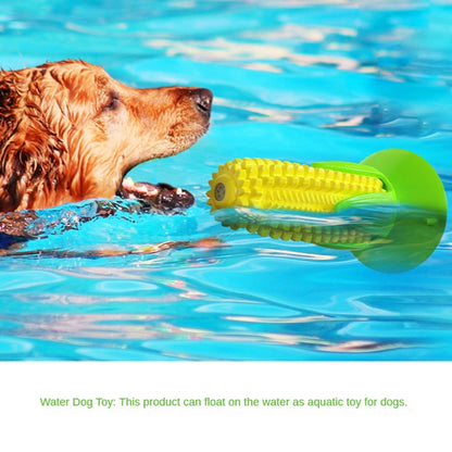 Pet Supplies Suction Cup Corn Sounding Dog Toy Molar Stick Chewing Dog Toothbrush