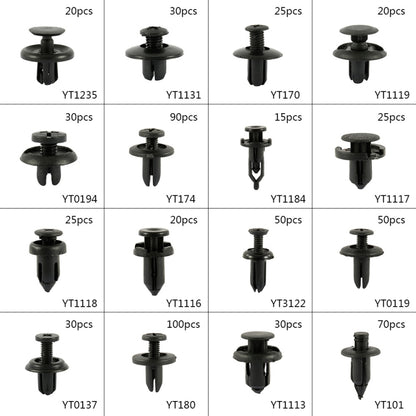 Buckle 16 Kinds Of Automobile Repair Parts, 620 in 1