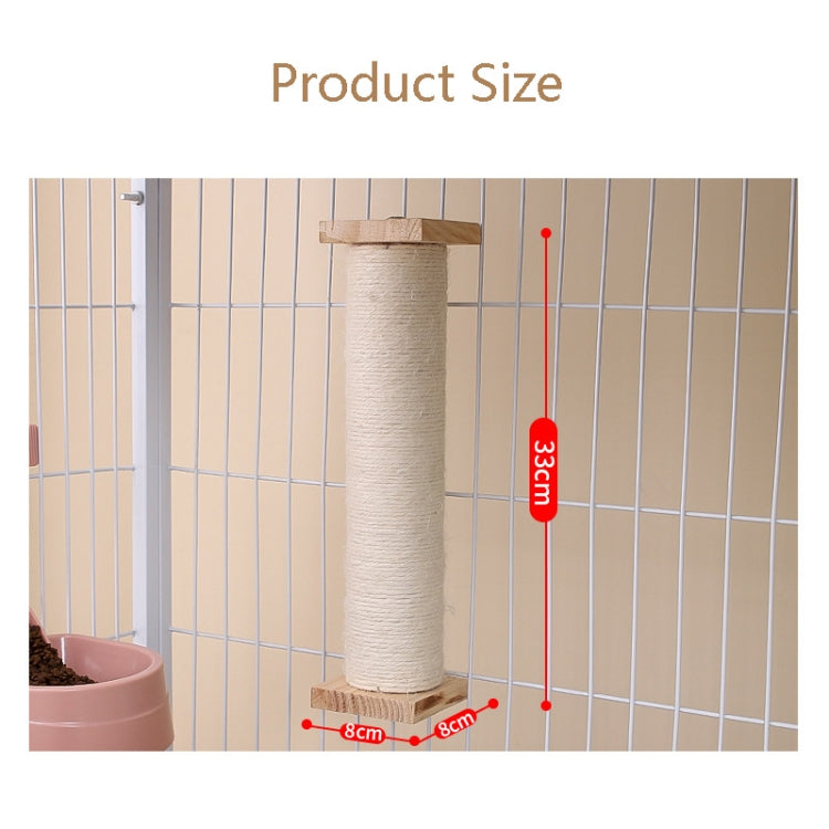 JMZ-1 Wear-Resistant Grinding Claw Toys Cat Cage Anti-Boring Toy, Specification:, Hemp Rope Type, Scratchy Type