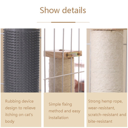 JMZ-1 Wear-Resistant Grinding Claw Toys Cat Cage Anti-Boring Toy, Specification:, Hemp Rope Type, Scratchy Type