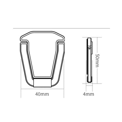 T615 Laptop Heightening Bracket Aluminum Alloy Back Stick Computer Stand, Grey, Silver