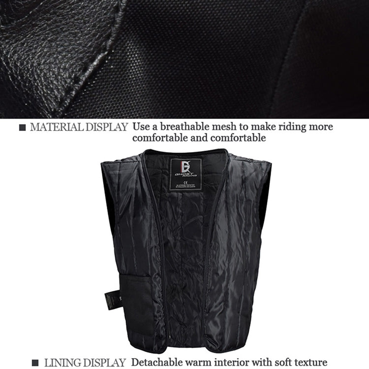GHOST RACING GR-Y09 Motorcycle Four Seasons Racing Suit Locomotive Riding Anti-Fall Rally Suit, M, L, XL, XXL