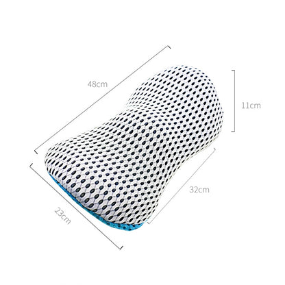 Car Supplies Lumbar Support Memory Foam Car Backrest Lumbar Cushion Seat Cushion Lumbar Pillow, 4D Grid Blue, 4D Grid Light Gray, 4D Grid Dark Gray, 4D Grid Black, Blue+Light Gray, Green+Light Gray, Crystal Velvet Dark Gray, Comfortable Pink