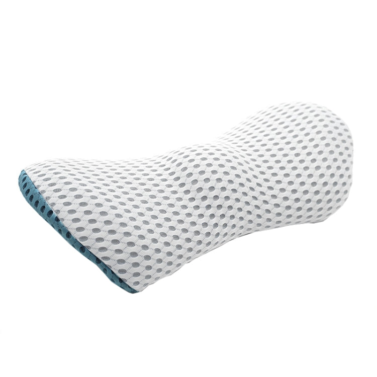 Car Supplies Lumbar Support Memory Foam Car Backrest Lumbar Cushion Seat Cushion Lumbar Pillow, 4D Grid Blue, 4D Grid Light Gray, 4D Grid Dark Gray, 4D Grid Black, Blue+Light Gray, Green+Light Gray, Crystal Velvet Dark Gray, Comfortable Pink