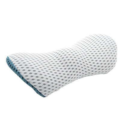 Car Supplies Lumbar Support Memory Foam Car Backrest Lumbar Cushion Seat Cushion Lumbar Pillow, 4D Grid Blue, 4D Grid Light Gray, 4D Grid Dark Gray, 4D Grid Black, Blue+Light Gray, Green+Light Gray, Crystal Velvet Dark Gray, Comfortable Pink