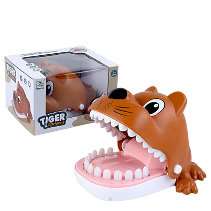 Spoof Bite Finger Toy Parent-Child Game Tricky Props, Style:, 1751A-Tiger, 6695-Lion, 3214A  Dinosaur-Orange, 3214A  Dinosaur-Green, 3215A Pig-Blue