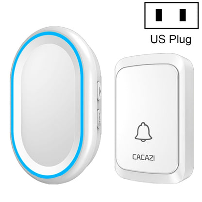 CACAZI A80 1 For 1 Wireless Music Doorbell without Battery, US Plug, EU Plug